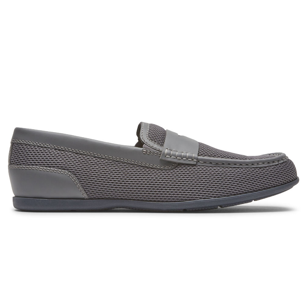 Rockport Slip-Ons Herre Grå - Malcom Soft Moc Toe - URTK45637